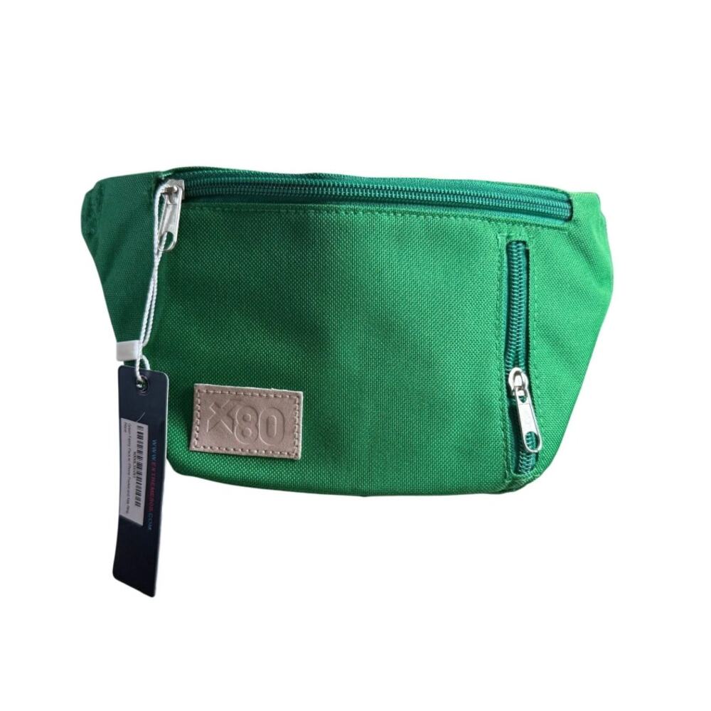 Tipsy Elves Extreme 80s X80 Green Fanny Pack Waist Travel Bag Phone Pocket New
